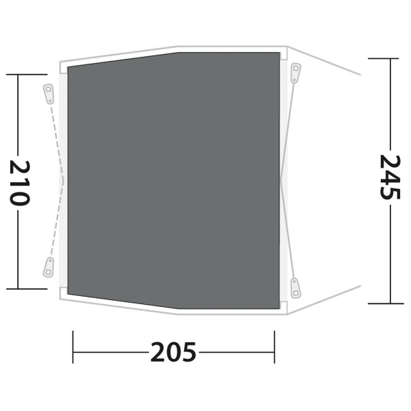 Outwell - Footprint Dunecrest L - Tältunderlag