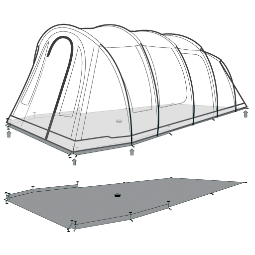 Outwell - Footprint Lux Phoenix 5 - Footprint