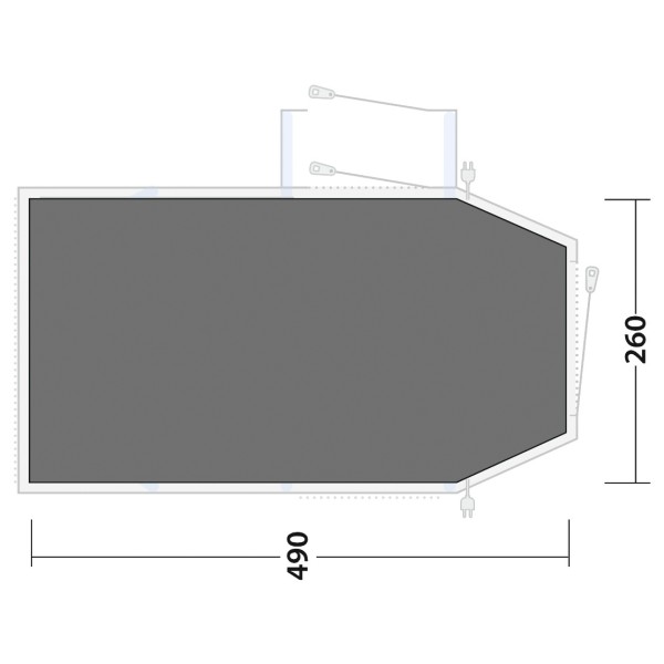 Outwell - Footprint Montana 4 Air - Tältunderlag