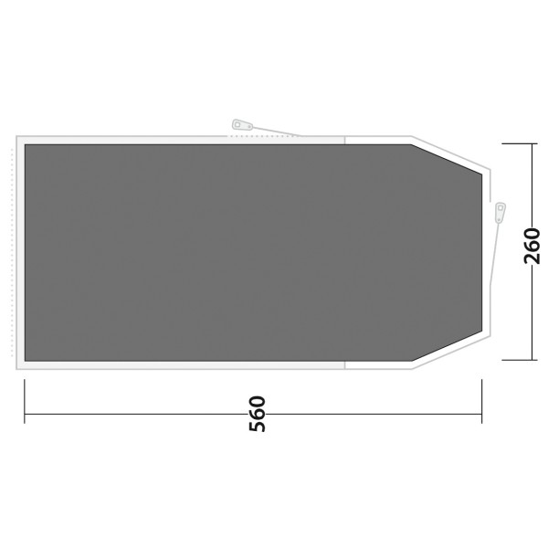 Outwell - Footprint Rockwell 4 - Suelo para tienda de campaña