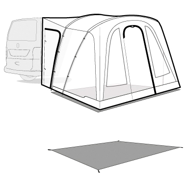 Outwell - Footprint San Diego - Grondzeil