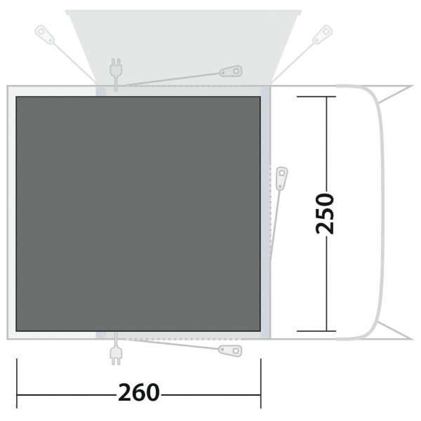 Outwell - Footprint Talladega Air - Telo pavimento tenda