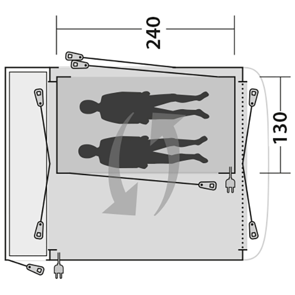 Outwell - Milestone Inner - Indertelt