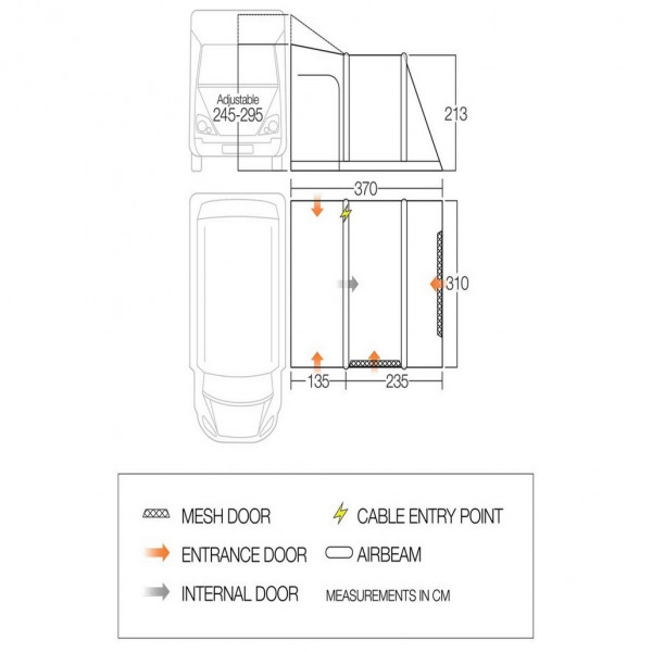 Vango - Kela V Air Tall - Busvoortent