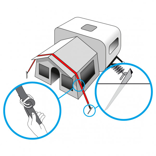 Brunner - Stabilizer Kit - Estensione per tenda