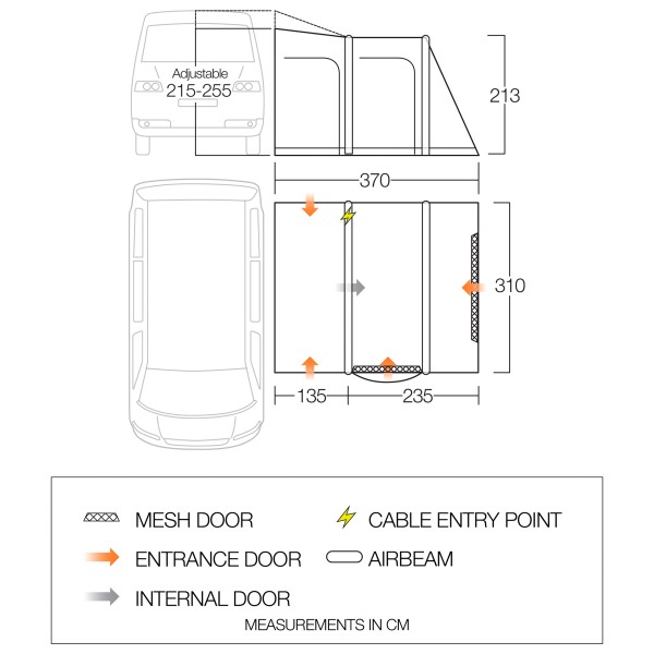 Vango - Kela Pro Air Mid - Busvoortent