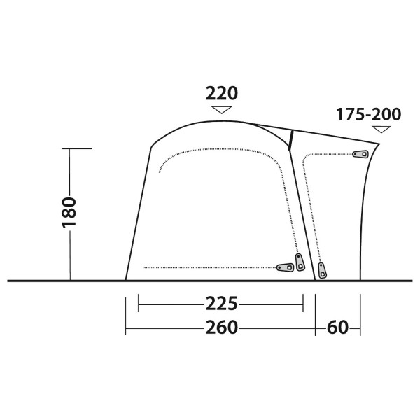 Outwell - Bremburg Air - Busvoortent