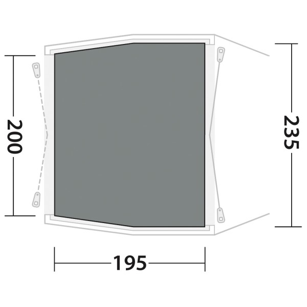 Outwell - Cozy Carpet Dunecrest L - Tältmatta