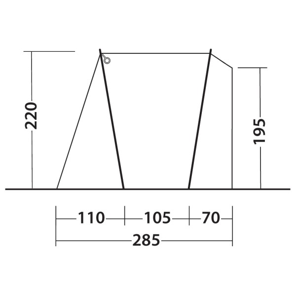 Outwell - Dunecrest L - Motorhome awning