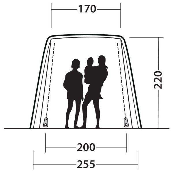Outwell - Dunecrest L - Motorhome awning