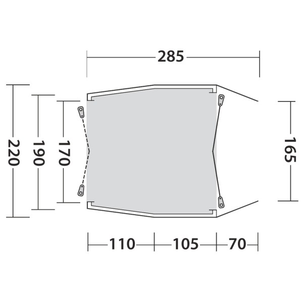 Outwell - Dunecrest S - Husbilsförtält