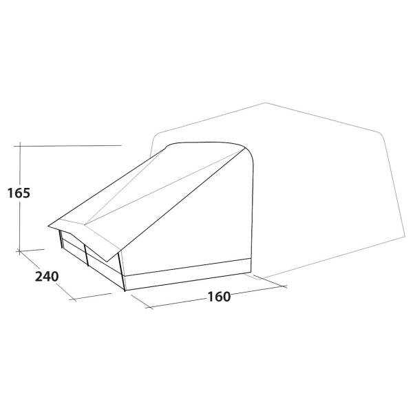 Outwell - Fastlane 300 Annexe - Tältförlängning