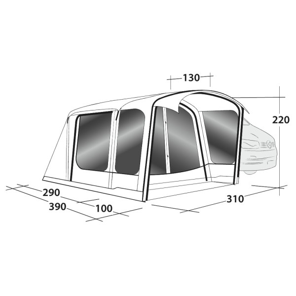 Outwell - Jonesville 290SA Flex - Busvoortent