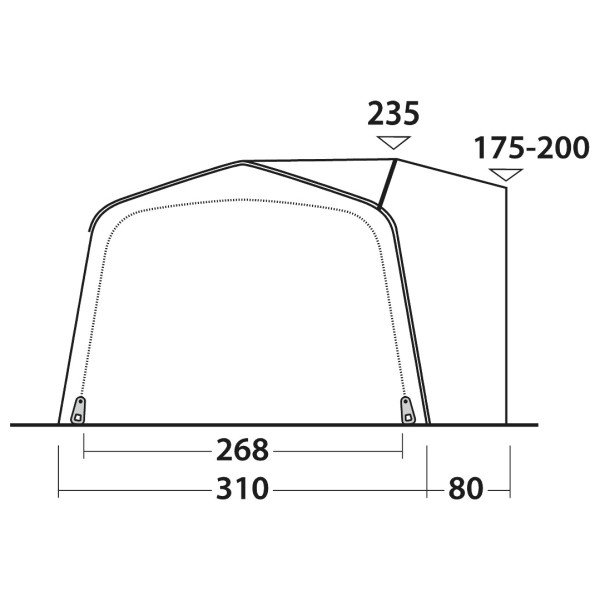 Outwell - Jonesville 290SA Flex - Busvoortent