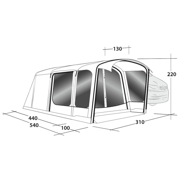 Outwell - Jonesville 440SA Flex - Bustelt