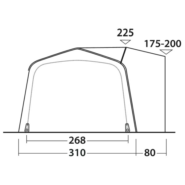 Outwell - Jonesville 440SA Flex - Bustelt