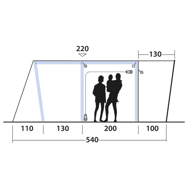 Outwell - Jonesville 440SA Flex - Motorhome awning