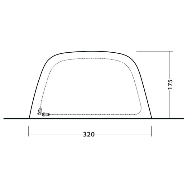 Outwell - Lounge L Annexe - Tältförlängning