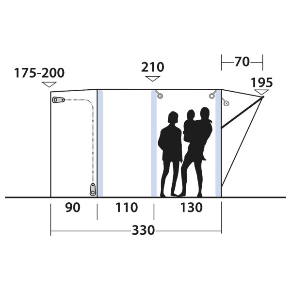 Outwell - Newburg 240 Air - Avance