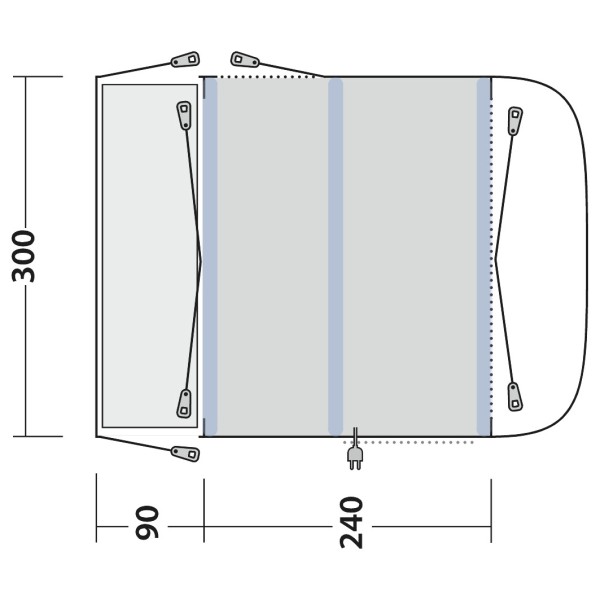 Outwell - Newburg 240 Air - Avance