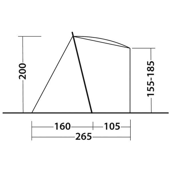Outwell - Sandcrest S - Bustelt
