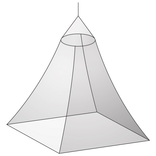 Basic Nature - Moskitonetz Klassik Baldachin Mesh 225 - Mosquitera