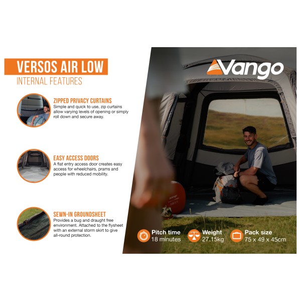 Vango - Versos Air Low - Motorhome awning