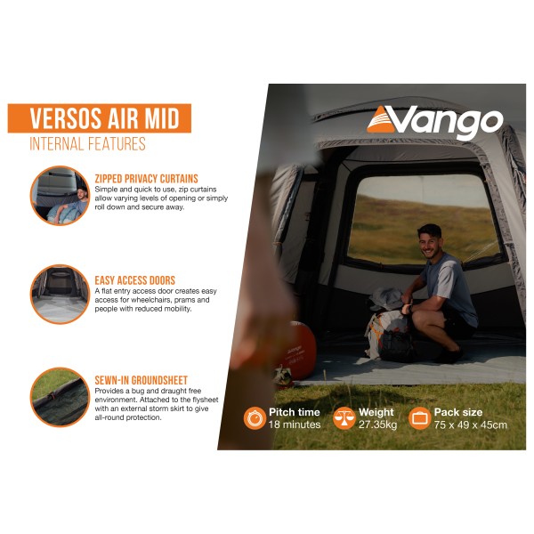 Vango - Versos Air Mid - Busvoortent
