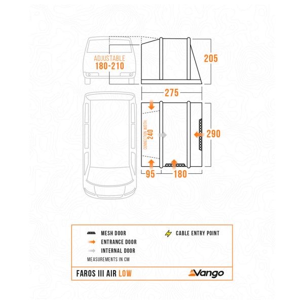 Vango - Faros III Air Low - Motorhome awning