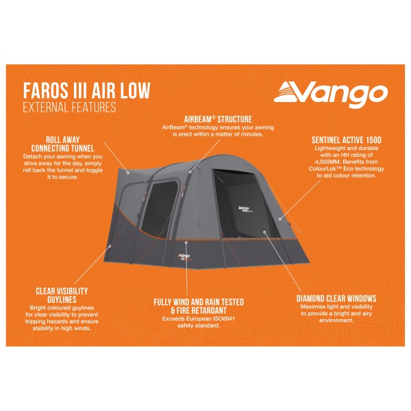 Vango - Faros III Air Low - Motorhome awning