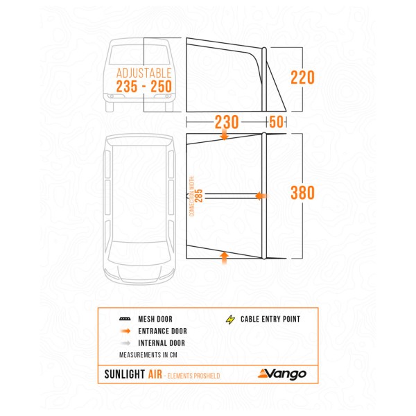 Vango - Sunlight Air Low - Busvoortent