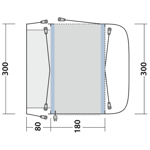 Outwell - California Highway - Busvorzelt