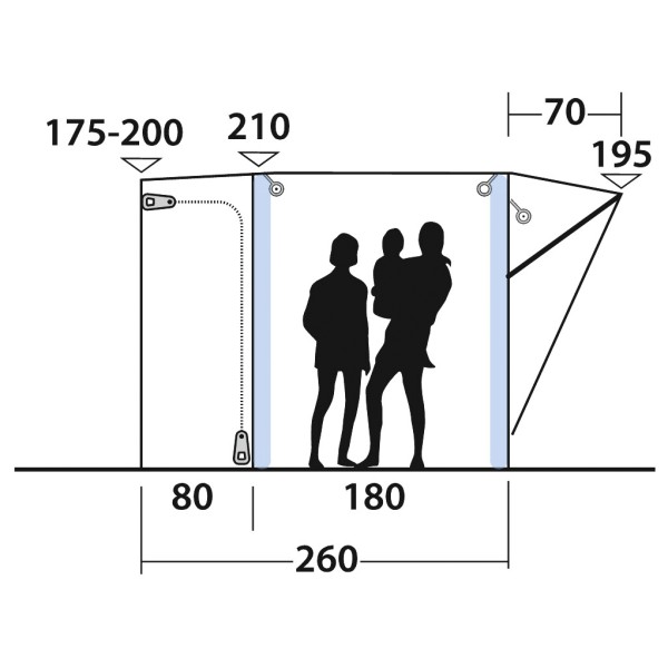 Outwell - California Highway - Husbilsförtält