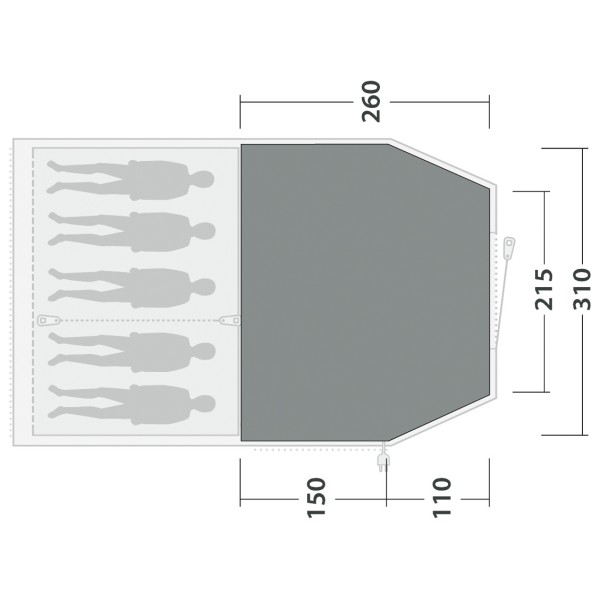 Outwell - Cozy Carpet Nevada 5 - Tältmatta