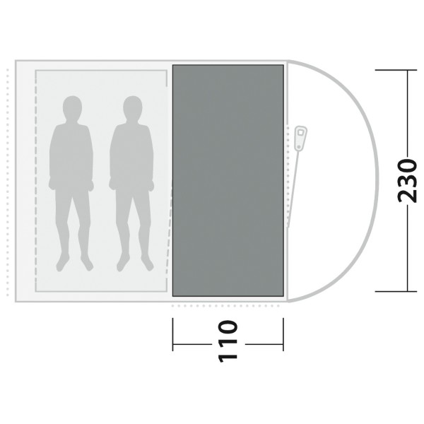 Outwell - Cozy Carpet Sky 2 - Telttæppe