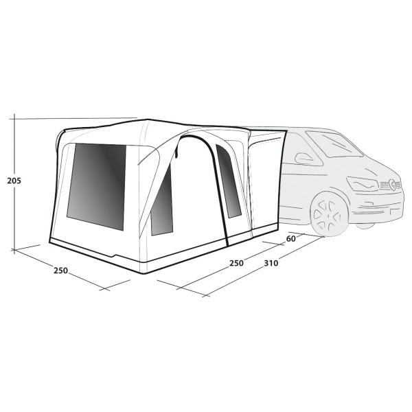 Outwell - Daytona Air - Husbilsförtält