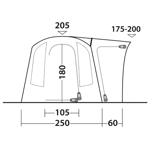 Outwell - Daytona Air - Husbilsförtält