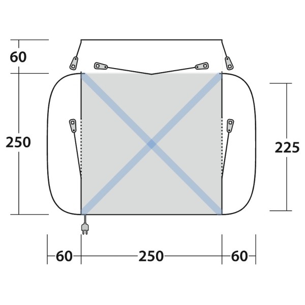 Outwell - Daytona Air - Husbilsförtält
