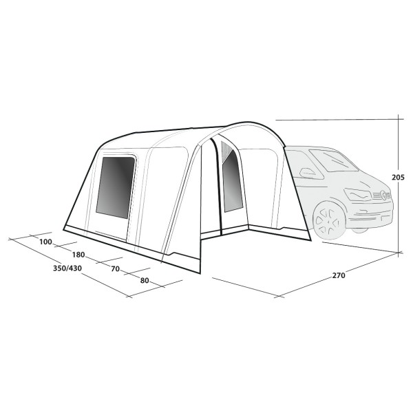 Outwell - Talladega Air - Husbilsförtält