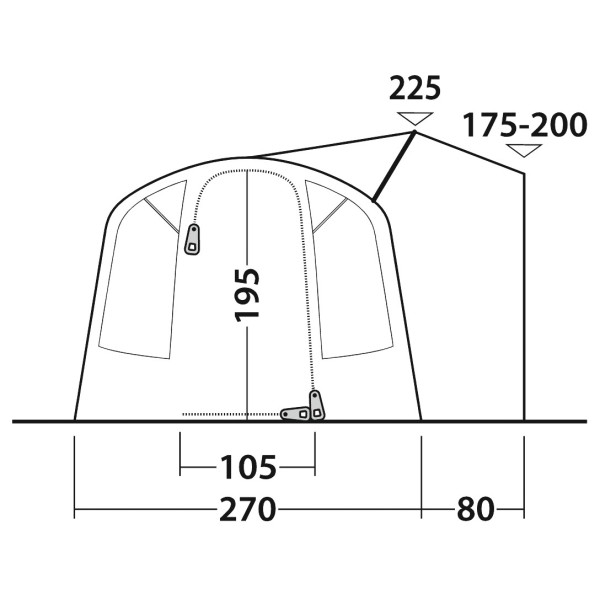 Outwell - Talladega Air - Motorhome awning