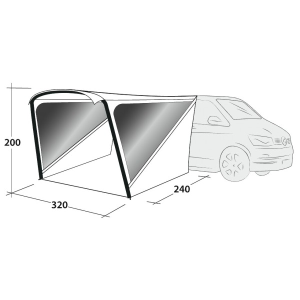 Outwell - Touring Shelter Air - Husbilsförtält