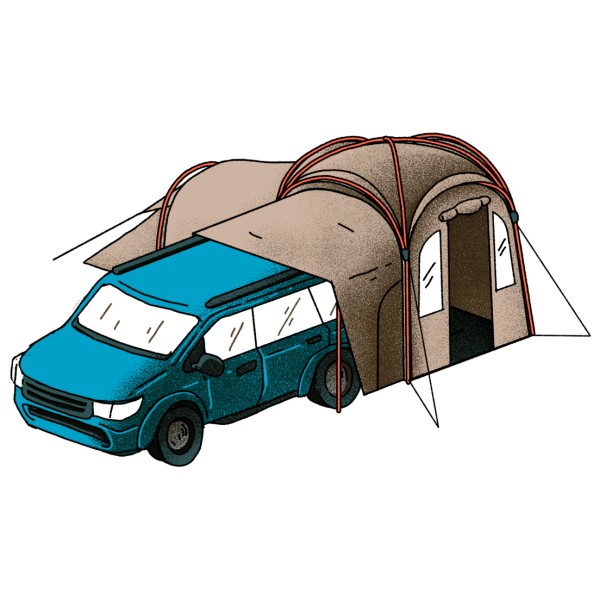 Kampa - Mod 250 - SUV Tunnel - Bustelt