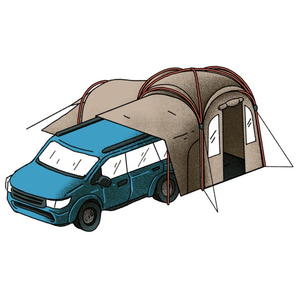 Kampa - Mod 250 - SUV Tunnel - Busvorzelt