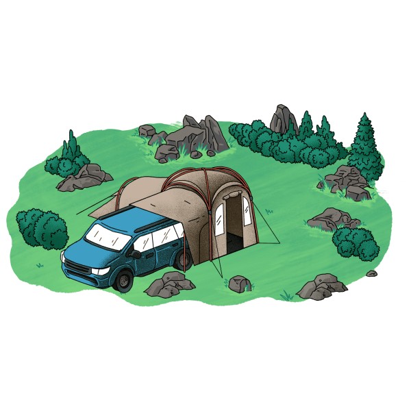 Kampa - Mod 250 - SUV Tunnel - Busvorzelt