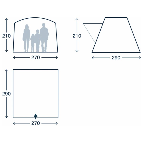 Kampa - Tailnest - Busvorzelt