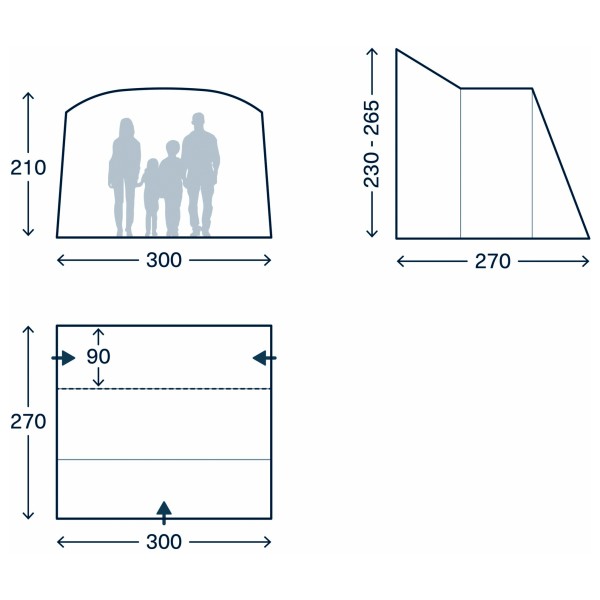 Kampa - Waypoint Mid - Busvorzelt