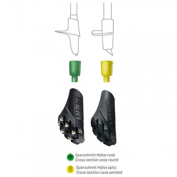Leki - Silent Spike Pad Walking Multi System - Accessoire voor trekkingstok