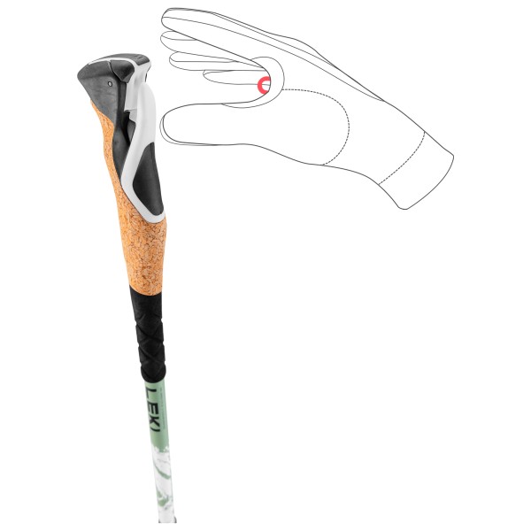 Leki - Cross Hike Carbon - Trailrunningstokken