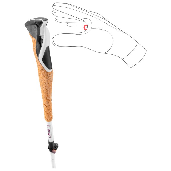 Leki - Cross Trail FX Superlite Compact - Trailrunningstokken