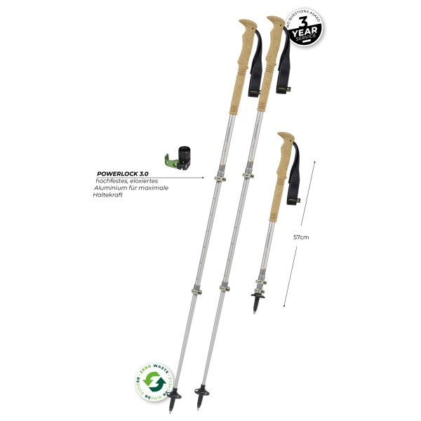 Komperdell - Explorer Zero Cork Compact - Bastones de trekking